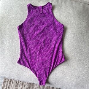 SKIMS X FENDI fuchsia bodysuit size medium